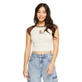 thumbnail image 1 of No Boundaries Women's Raglan Baby Tee, 1 of 6