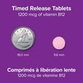 thumbnail image 4 of Webber Naturals Vitamine B12 libération lente 1 200 mcg, 4 of 10