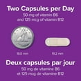 thumbnail image 4 of Webber Naturals® Vitamin B6 + B12 with Folic Acid, 50 mg/125 mcg, 4 of 10