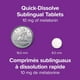 Webber Naturals Mélatonine Puissance  maximale Dissolution rapide, 10 mg 72 comprimés sublinguaux, PRIME ! 20 % de plus, – image 4 sur 10
