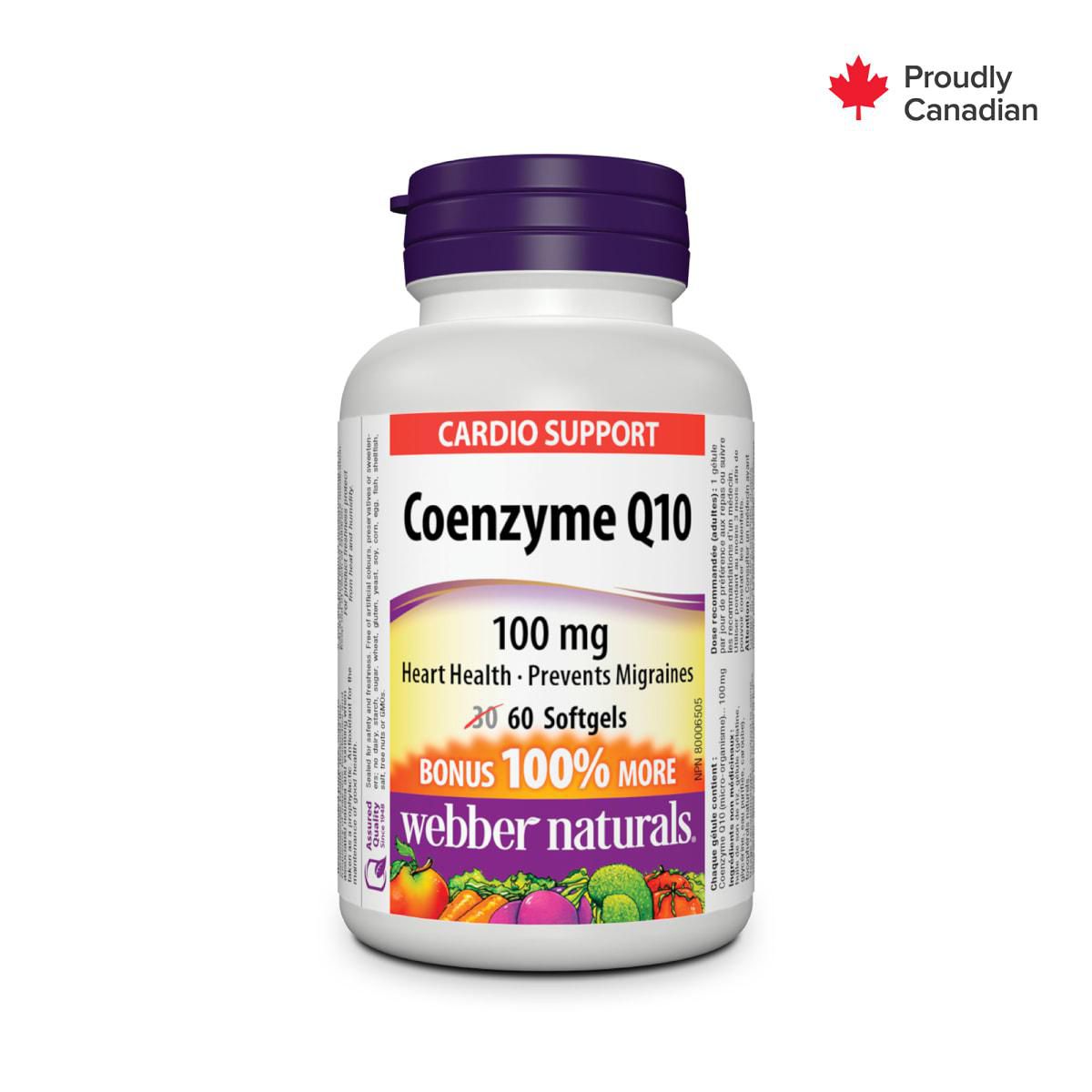 Webber Naturals® Coenzyme Q10, 100 mg