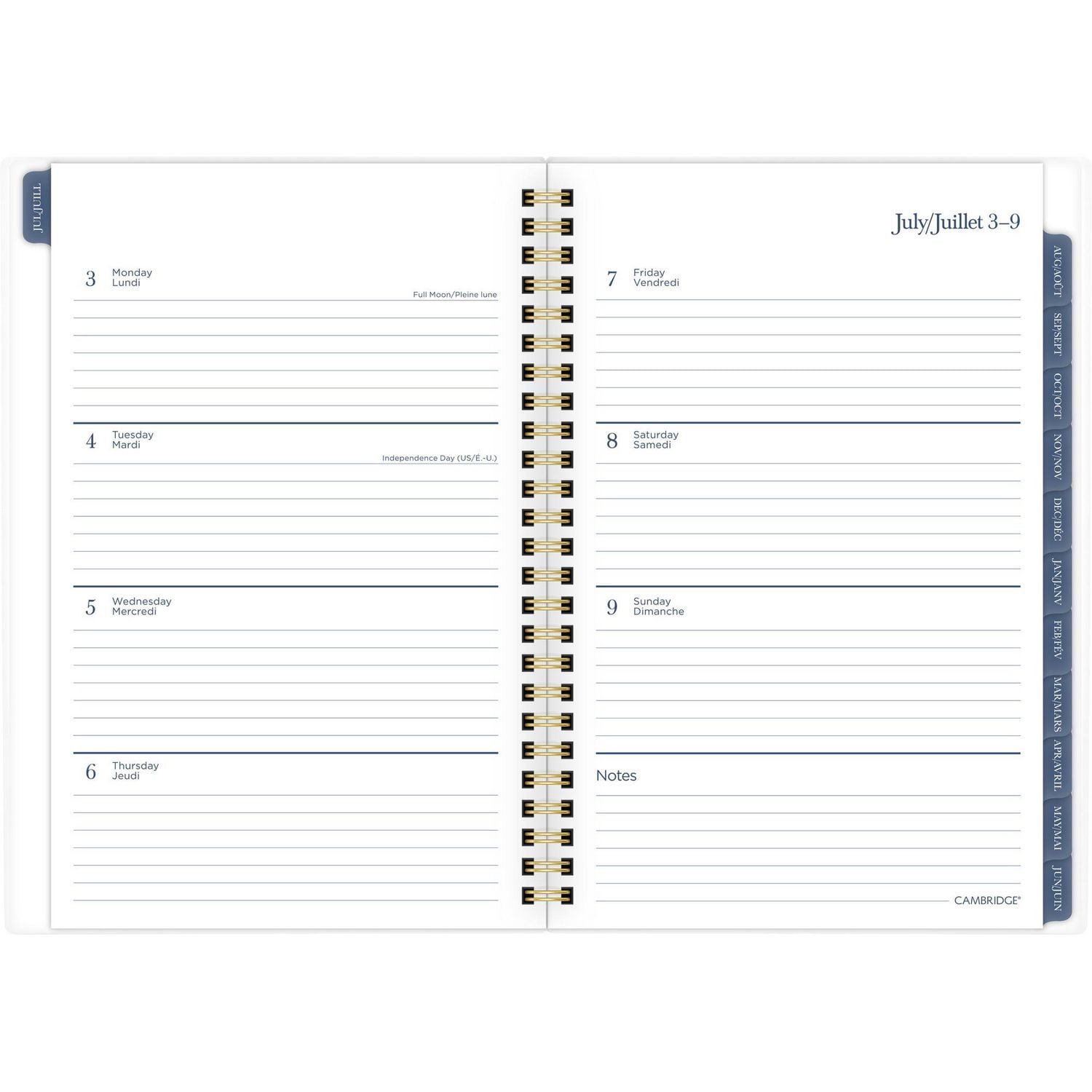 Cambridge® Pink Butterfly Small Academic 12M Weekly/Monthly Planner