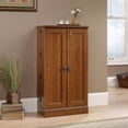 thumbnail image 1 of Sauder, Audio/Video Storage Cabinet, Planked Cherry Finish, 101750, 1 of 3
