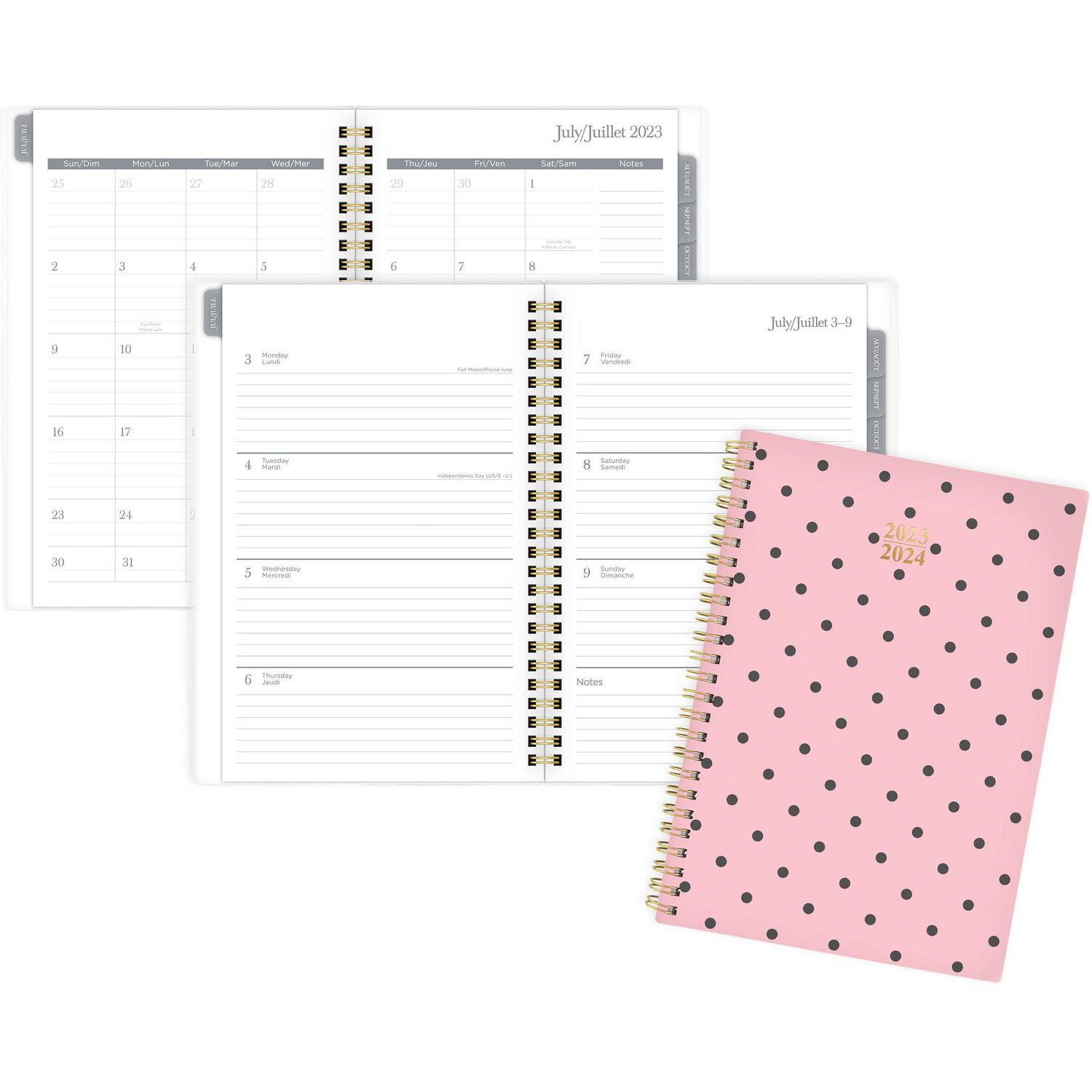 Cambridge® Petit Agenda Scolaire Hebdomadaire / Mensuel Géo Chic