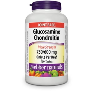 Webber Naturals® Glucosamine Chondroitin Triple Strength 750/600 mg