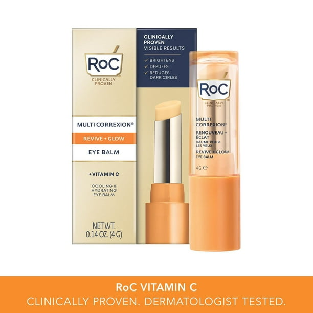 RoC Skincare Multi Correxion®️ Revive + Glow Eye Balm + Vitamin C