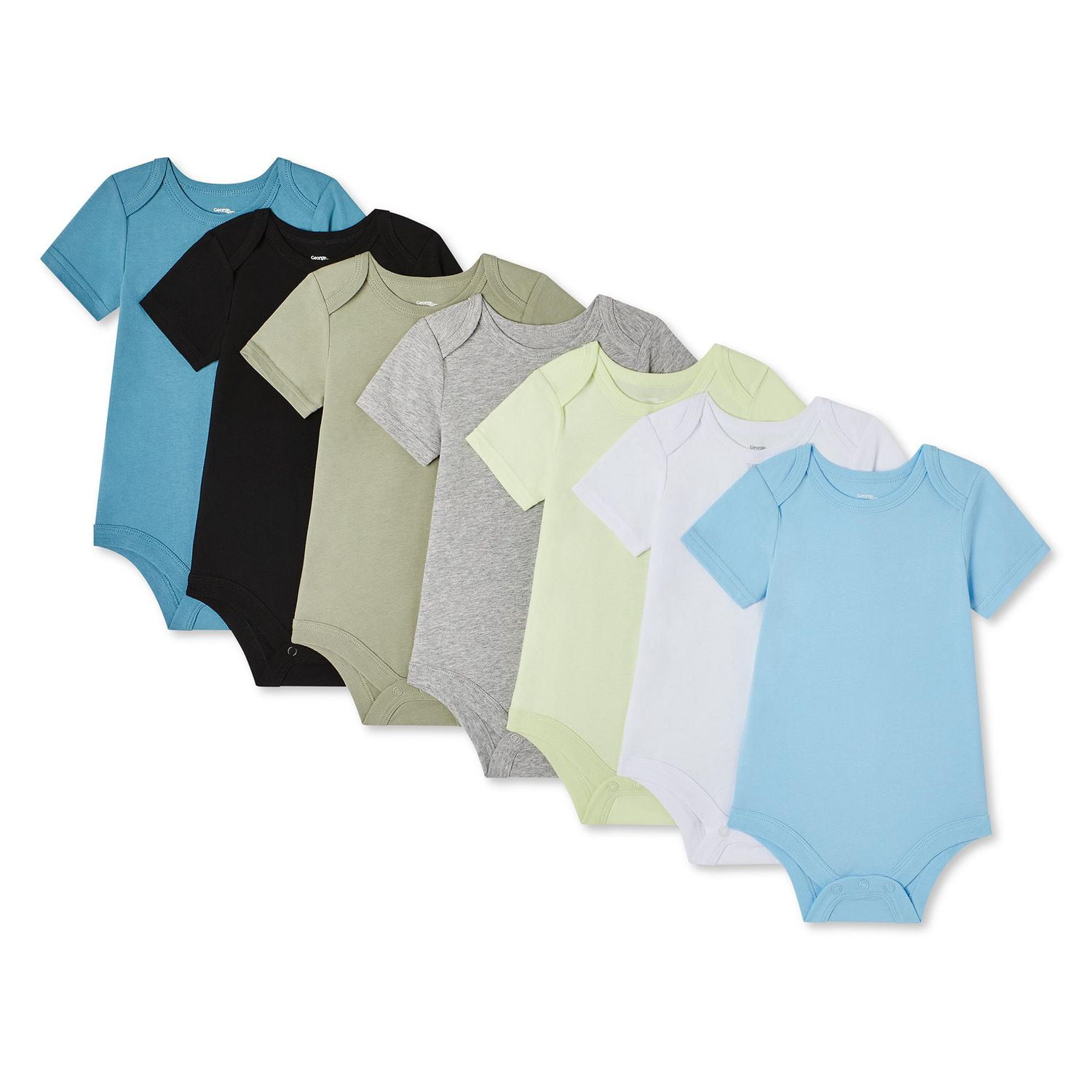 George Infants' Gender Inclusive Bodysuit 7-Pack