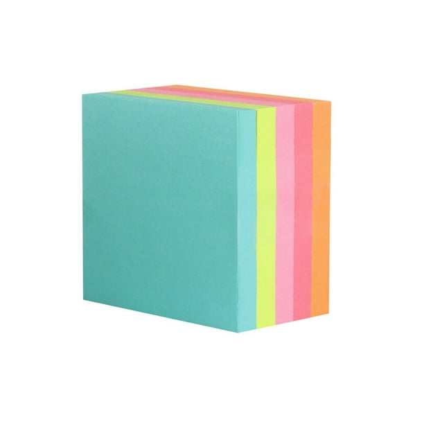 Post-it Notes Super Sticky Pads in Miami Colors, 3 x 3, 70/Pad, 24 Pads/Pack
