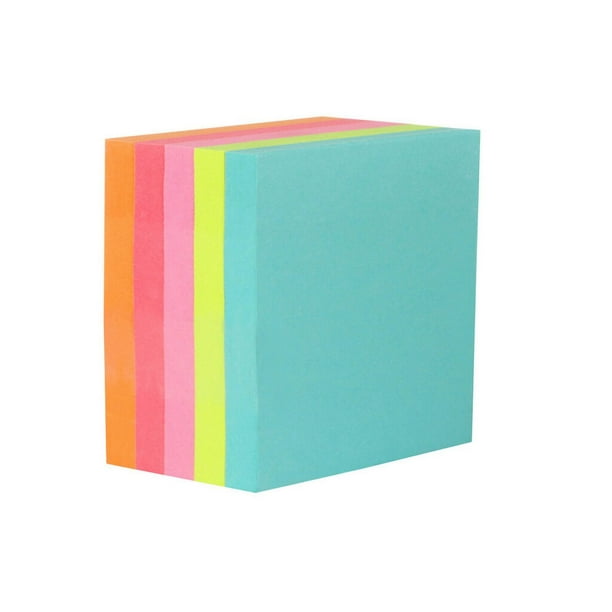 Super Sticky Notes Couleur Pastel 7,6x7,6cm 6x90 Feuilles