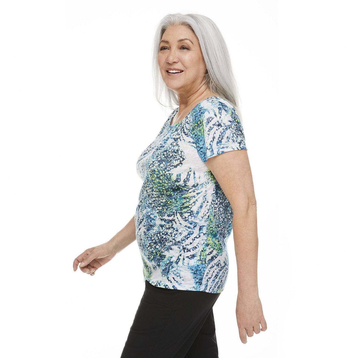 Penmans Women's Short Sleeve Burnout Top