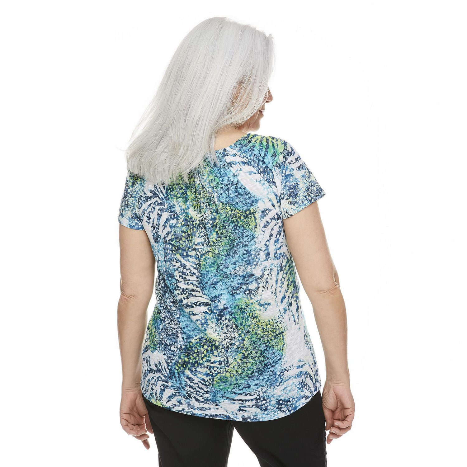 Penmans Women's Short Sleeve Burnout Top