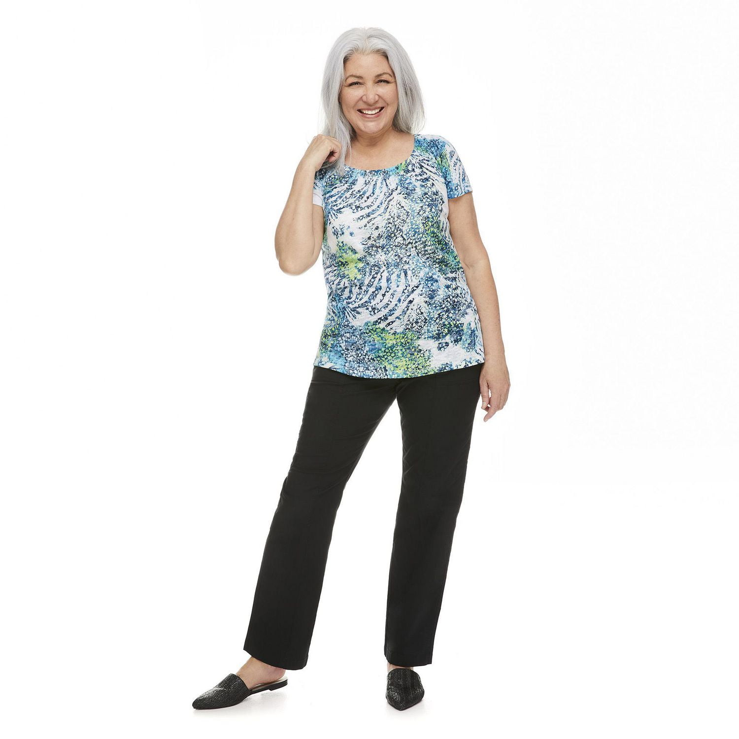 Penmans Women's Short Sleeve Burnout Top