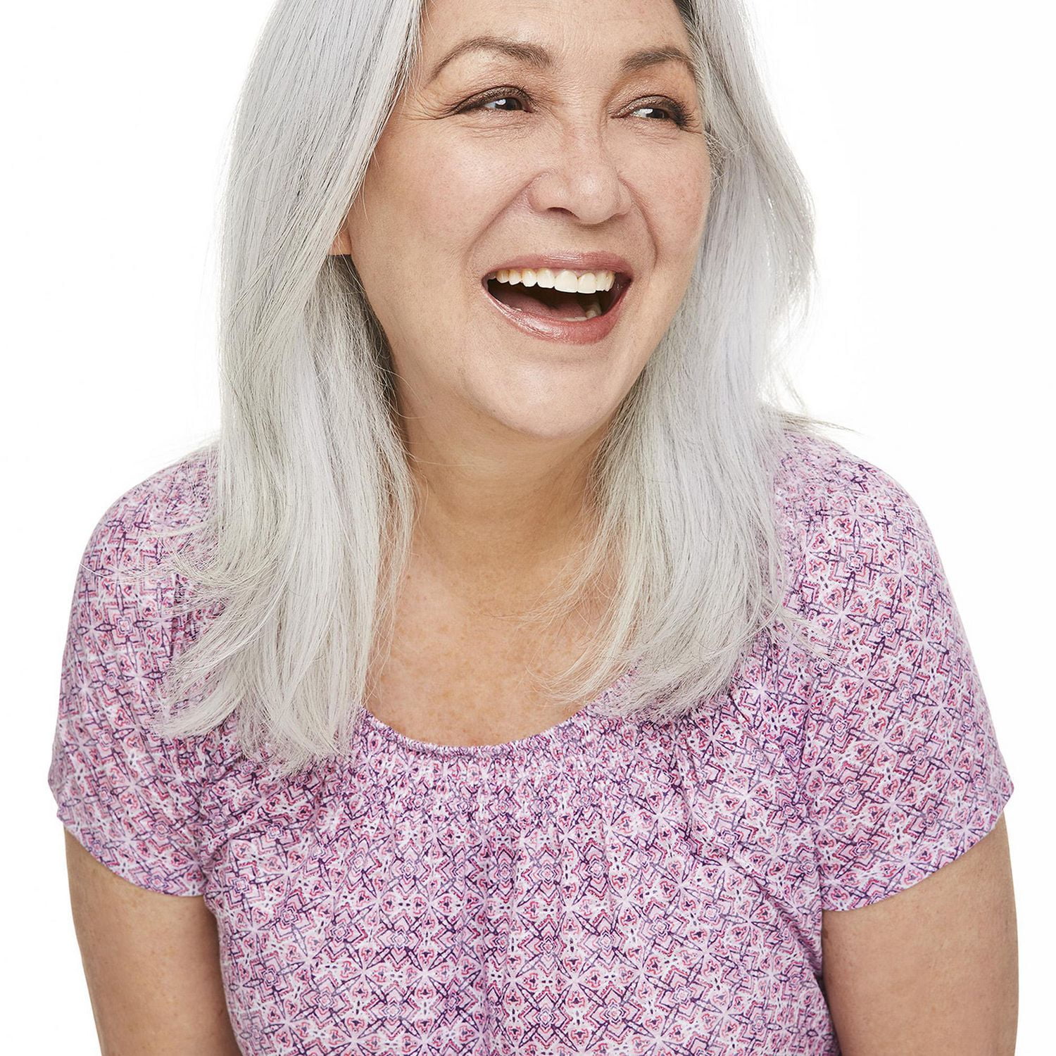 Haut à manches courtes teint par dévorage Penmans pour femmes