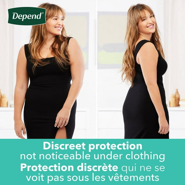 Depend Fresh Protection Adult Incontinence Underwear for Women (Formerly  Depend Fit-Flex), Disposable, Maximum, Large, Blush, 17 Count, 17 Count 