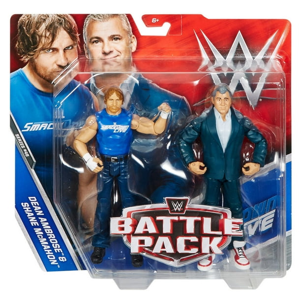 WWE – Série 46 – Coffret Combat – Figurines articulées – Dean Ambrose et Shane McMahon