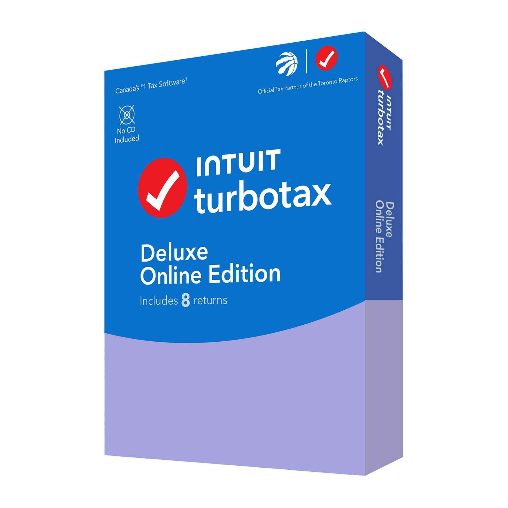 Intuit TurboTax Deluxe Online Edition 2023 - 8 Returns - Bilingual