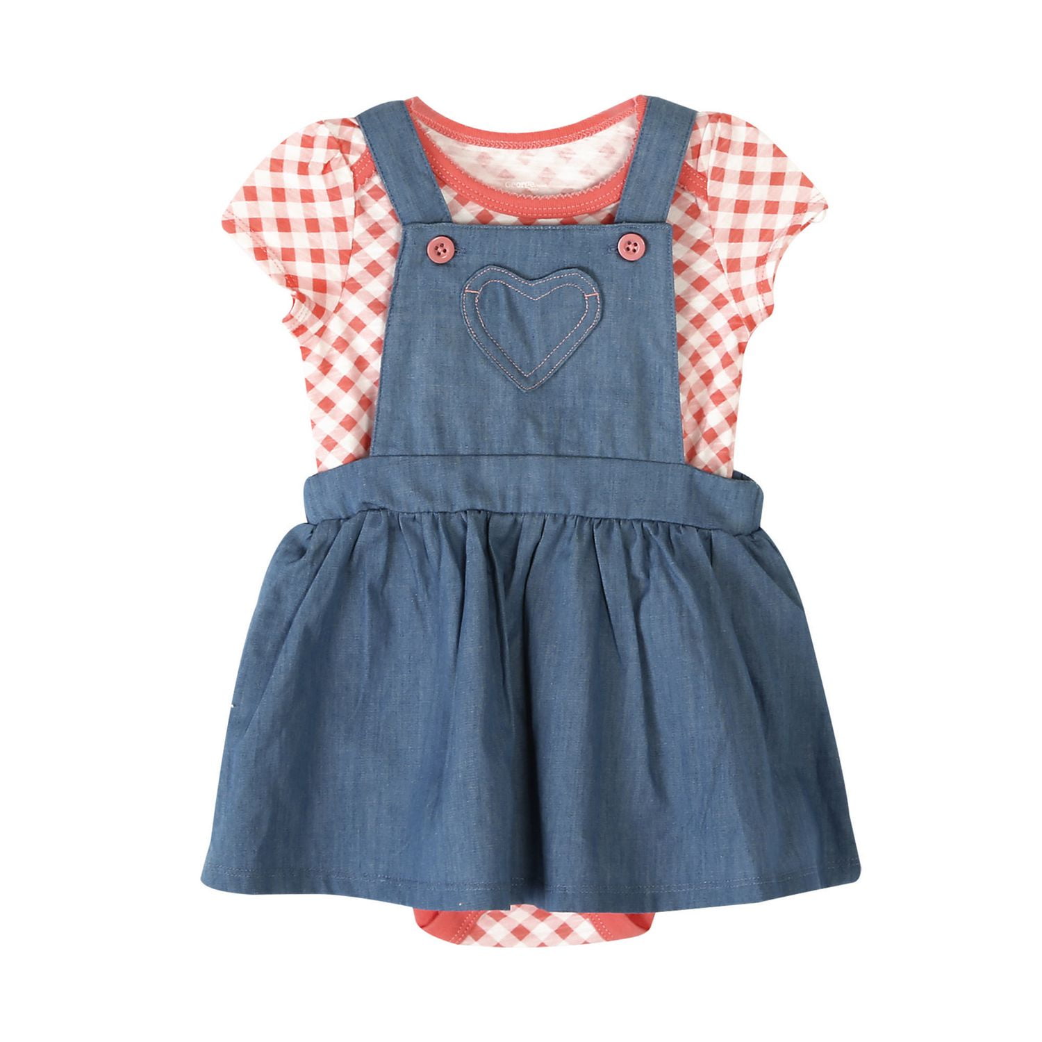 George Toddler Girls' Skirtall & Bodysuit Set | Walmart Canada