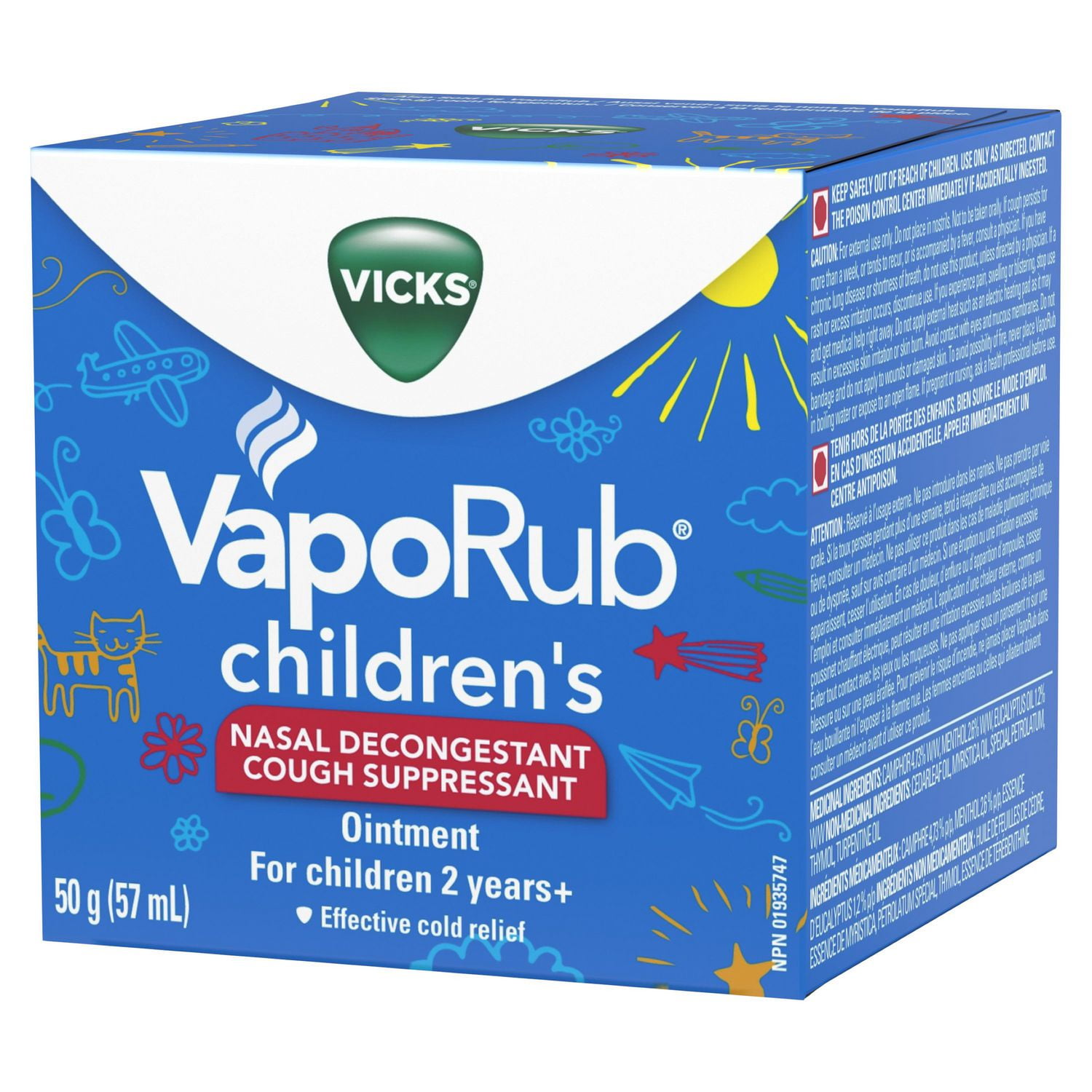 Vicks VapoRub Children’s Nasal Decongestant Cough Suppressant Ointment