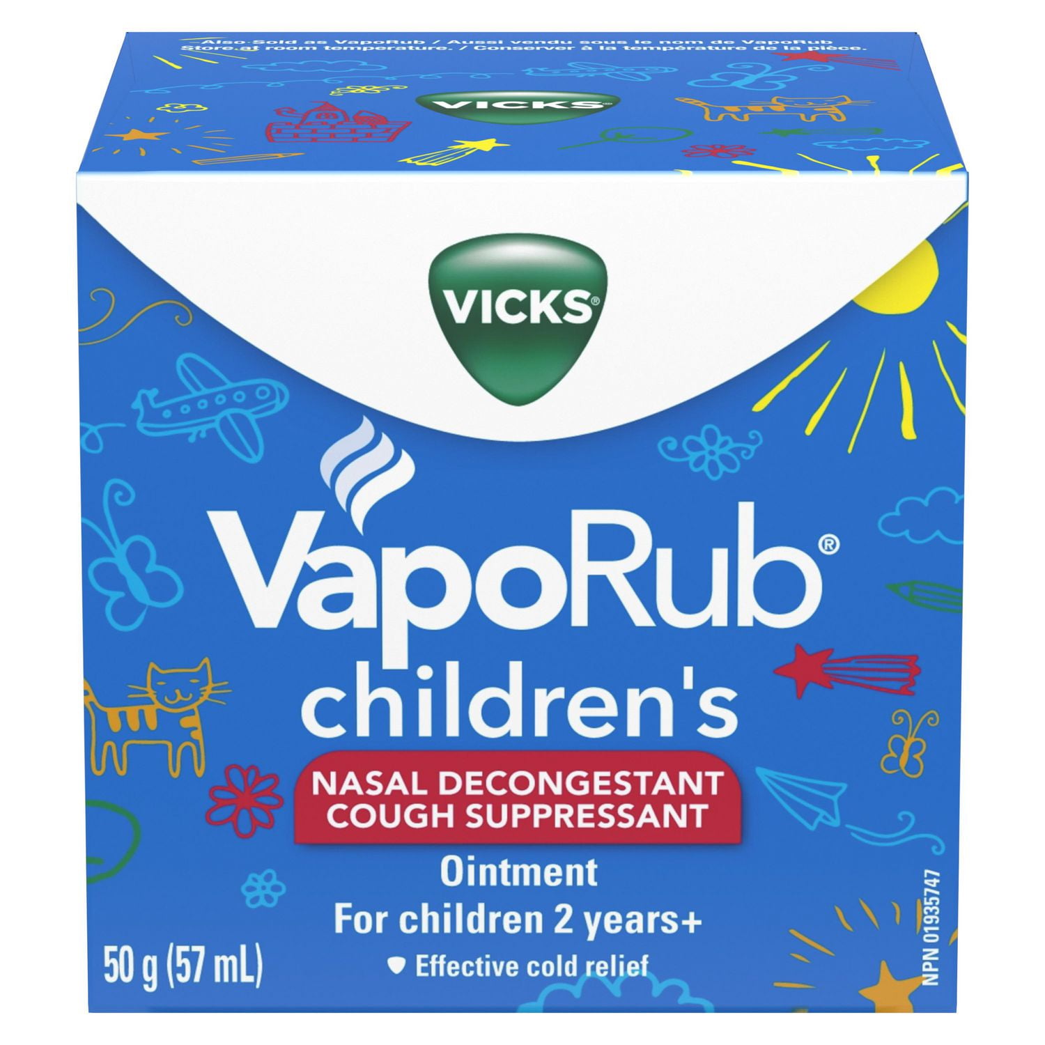 Vicks VapoRub Children’s Nasal Decongestant Cough Suppressant Ointment