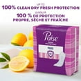 thumbnail image 3 of Poise Incontinence Pads for Women, 4 Drop, Moderate Absorbency, Long, 84Ct, 3 of 7