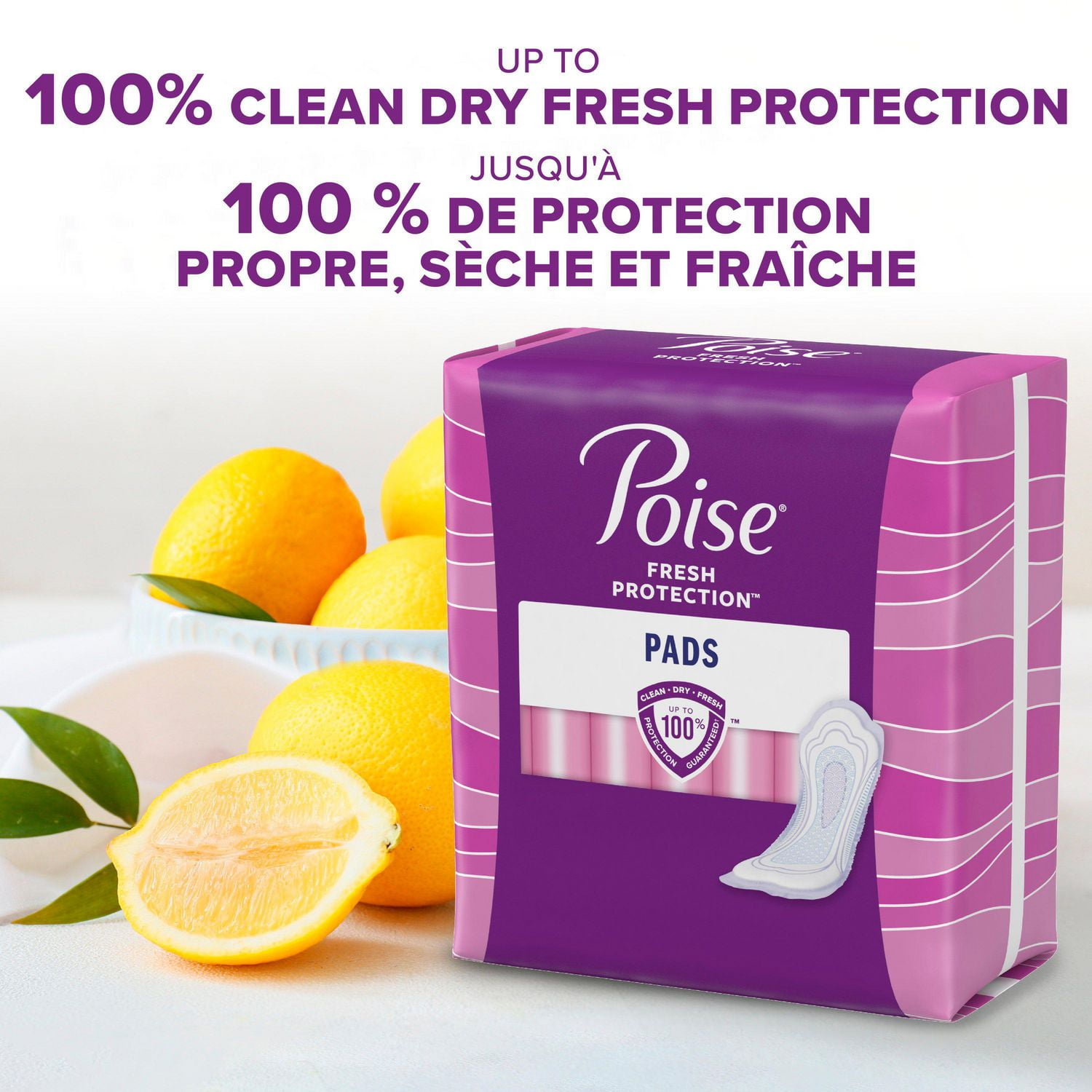 Poise Incontinence Pads for Women, 6 Drop, Ultimate Absorbency, Regular,  56Ct, 56 Count 