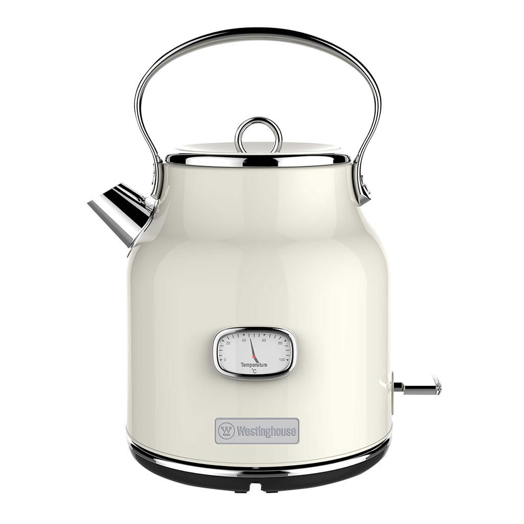 CREATE/KETTLE RETRO L/Bouilloire électrique 1.7L Blanc cassé