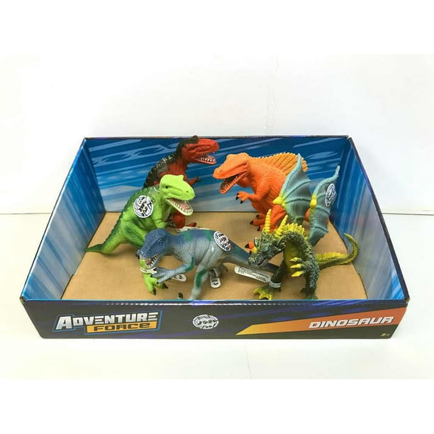 Adventure Force Figurine articulée de dinosaure SPINOSAURUS ORANGE de 15 cm, conçue pour les 3 ans et plus
