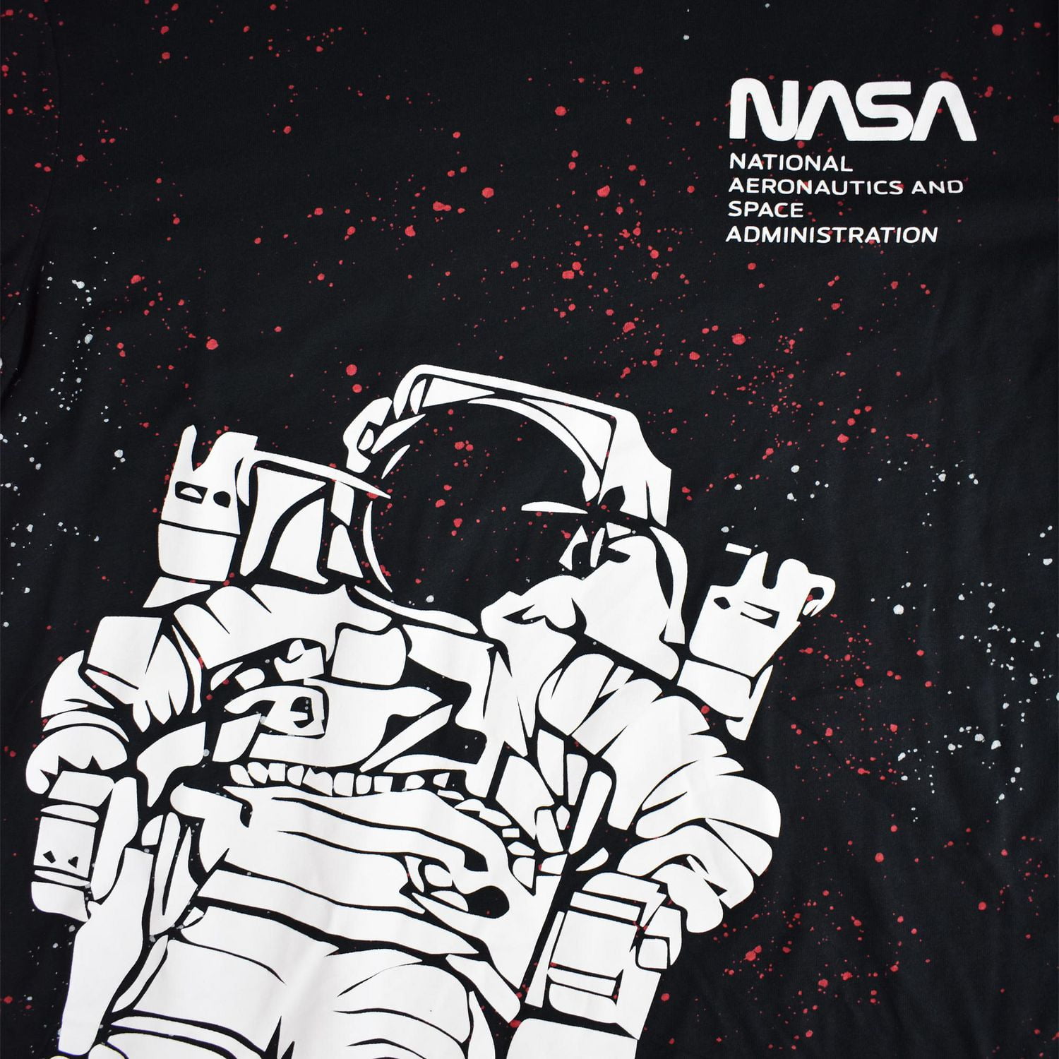 T-shirt à manches longues pour homme Astronaute dans l'espace de la NASA