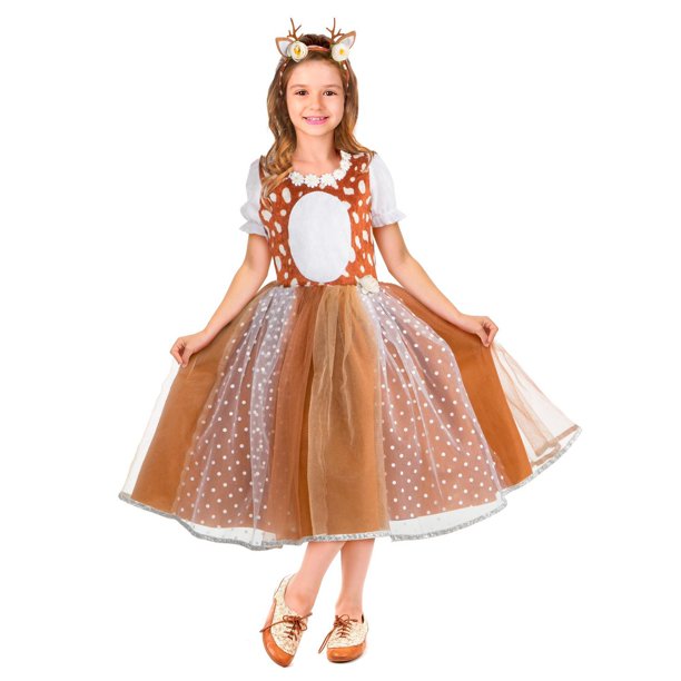 Girls' Dazzling Deer Costume M. Walmart Exclusive. Walmart.ca