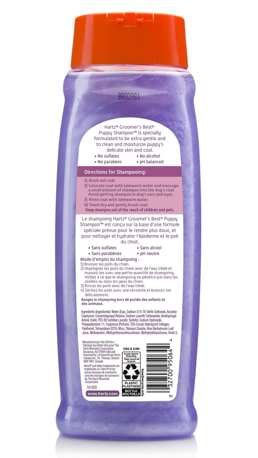 Hartz tearless deals puppy shampoo reviews