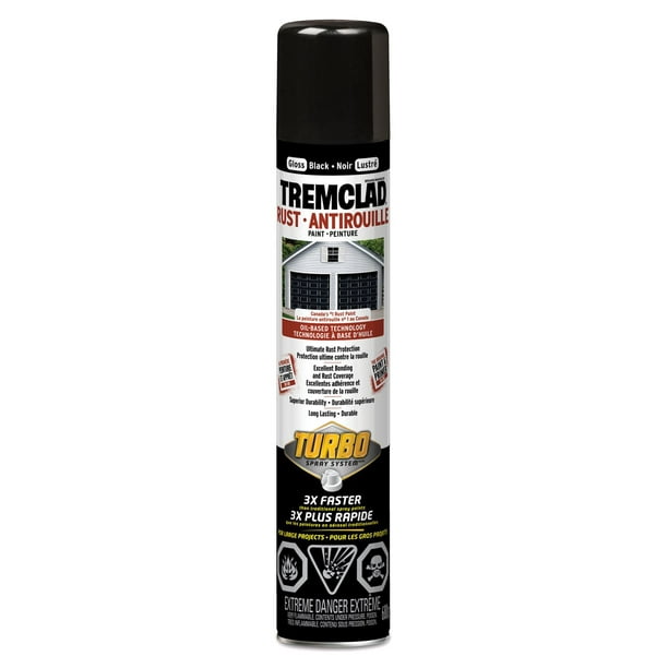Tremclad Turbo Gloss Black 680g, 680g Walmart.ca