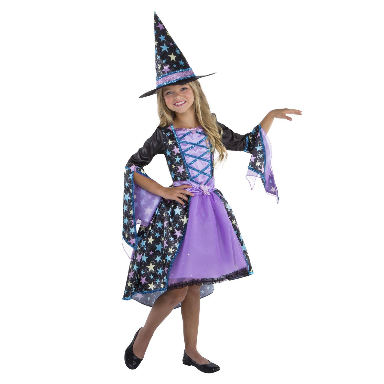 Deguisement Robe Princesse Fille Encanto Crew Neck Manches Longues Imprimé  avec Sac Cosplay Fête d'Halloween
