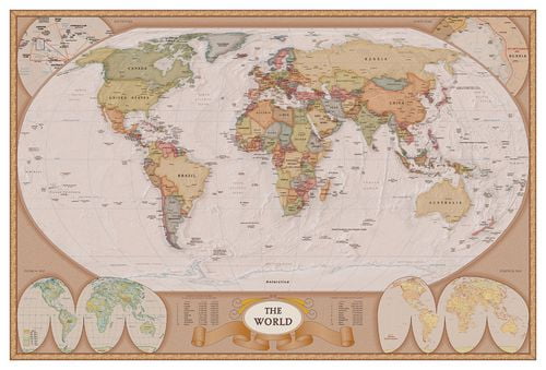 Eurographics Map - Map of The World | Walmart Canada