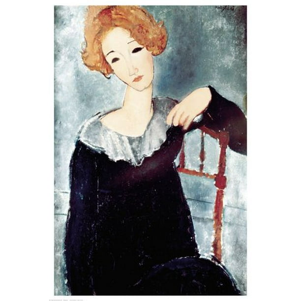 Modigliani - Femme aux cheveux rouges
