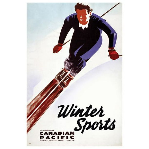 CP - Sports d'hiver à Banff
