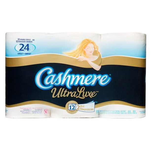 Cashmere UltraLuxe Luxuriously Soft & Thick Toilet Paper, 20 Triple Rolls =  60 Single Rolls, 20 Triple Rolls = 60 Single Rolls 