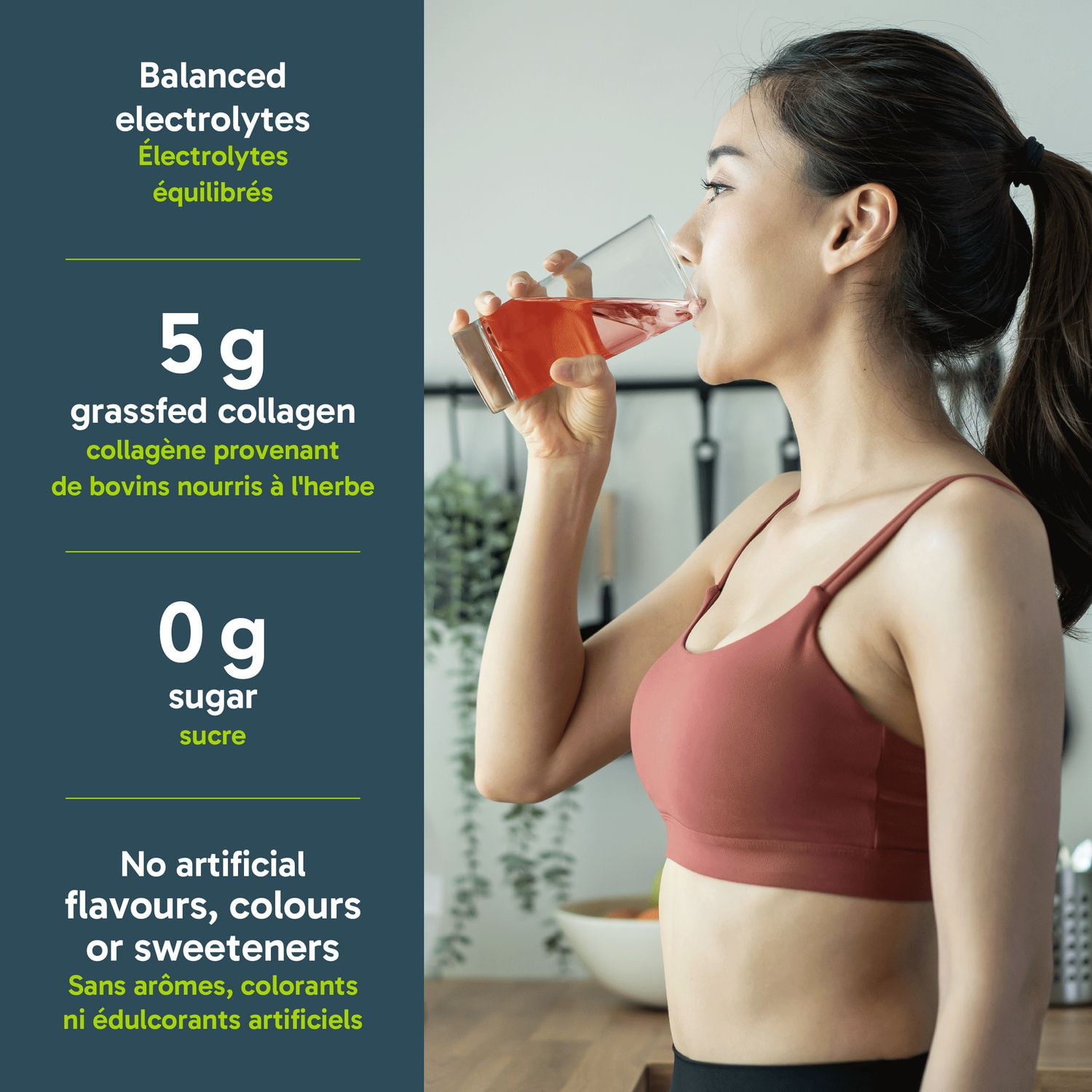 Organika Electrolytes Collagen Lemonberry 360g, Maximum hydration with essential nutrients
