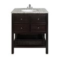 thumbnail image 4 of New Haven 30" Bath Vanity with Dappled Grey Granite Top, 4 of 5