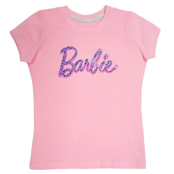 Unbranded, Tops, Barbie Logo Movie White V Neck T Shirt With Pink Thread  Girls Small