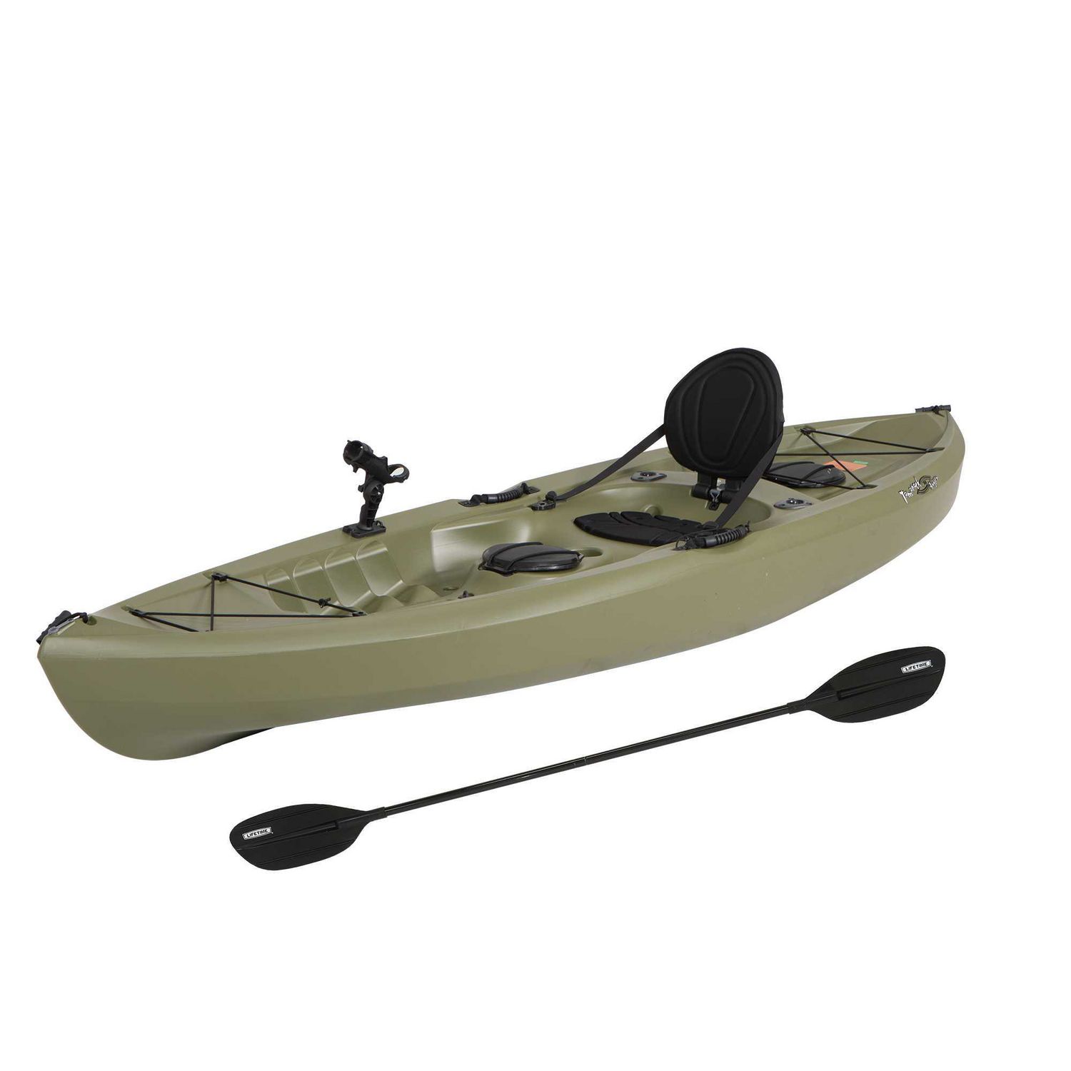 Lifetime Tamarack Muskie 100 Angler Kayak with Paddle Package