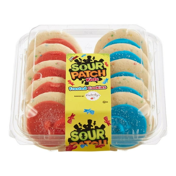 Kimberley’s Bakeshoppe Sour Patch Kids Frosted Cookies, 10 pieces, 383 g total