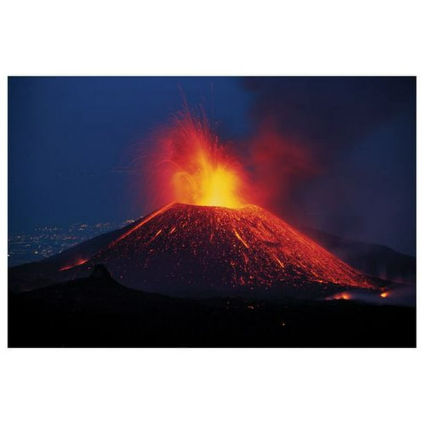 Etna éruption de lave