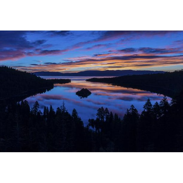Polk - Sunrise baie Emerald Lake Tahoe