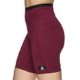 thumbnail image 3 of Reebok Women's Flex Highrise Compression Shorts with pockets, 3 of 4