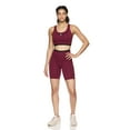 thumbnail image 4 of Reebok Women's Flex Highrise Compression Shorts with pockets, 4 of 4