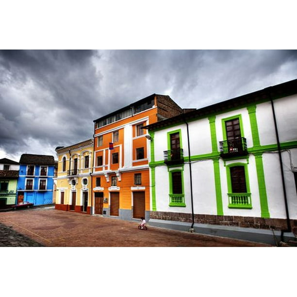 Nalbandian - Bâtiments colorés en ville