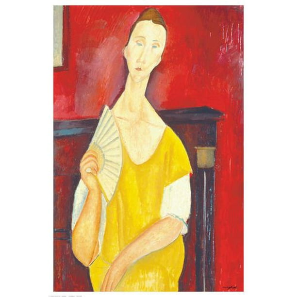 Modigliani - Femme avec un Fan