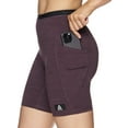 thumbnail image 3 of Reebok Women's Flex Highrise Compression Shorts with pockets, 3 of 4