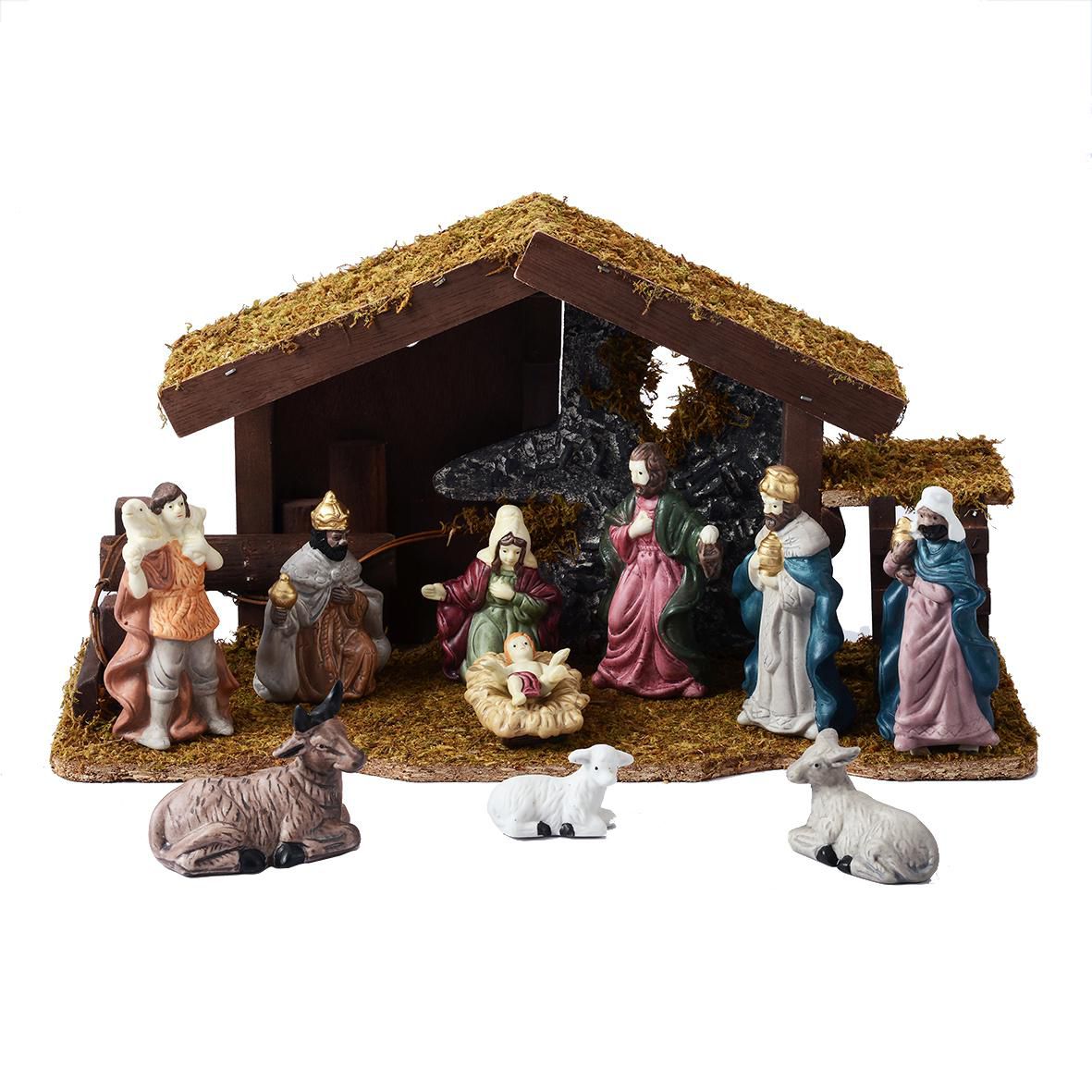 Holiday Time 12 Piece Nativity Set Nativity Walmart Ca   6000205393006 