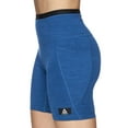 thumbnail image 3 of Reebok Women's Flex Highrise Compression Shorts with pockets, 3 of 4